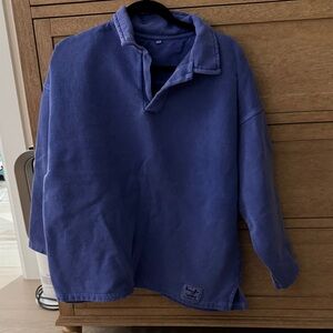 Sloppy Joe UK - Collar 02 Style Sweatshirt - color Hyacinth Wash